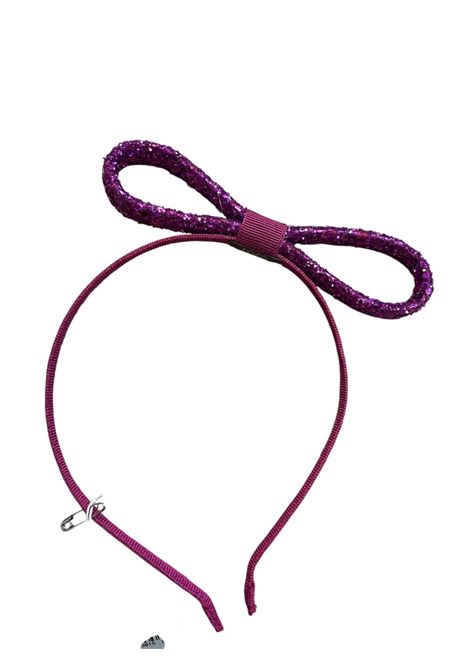 Cerchieto con fiocco glitter Rò Rò | CR425FUX